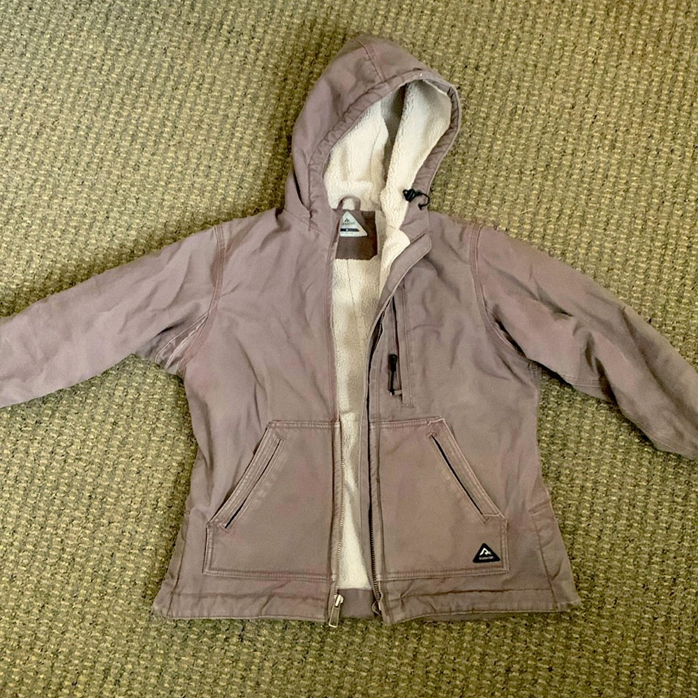 Ridge cut canvas Sherpa lined winter work coat